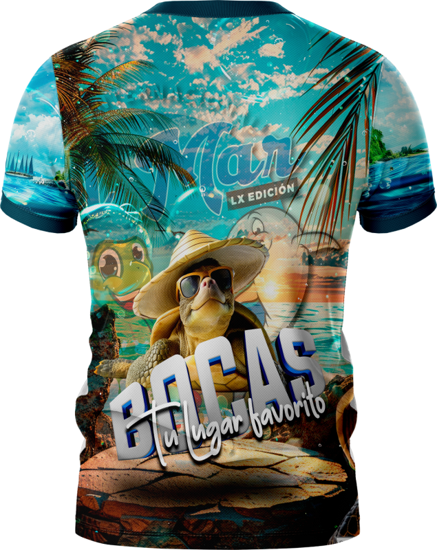 CAMISETA EDICIÓN LIMITADA FERIA INTERNACIONAL DEL MAR BOCAS - Vista trasera