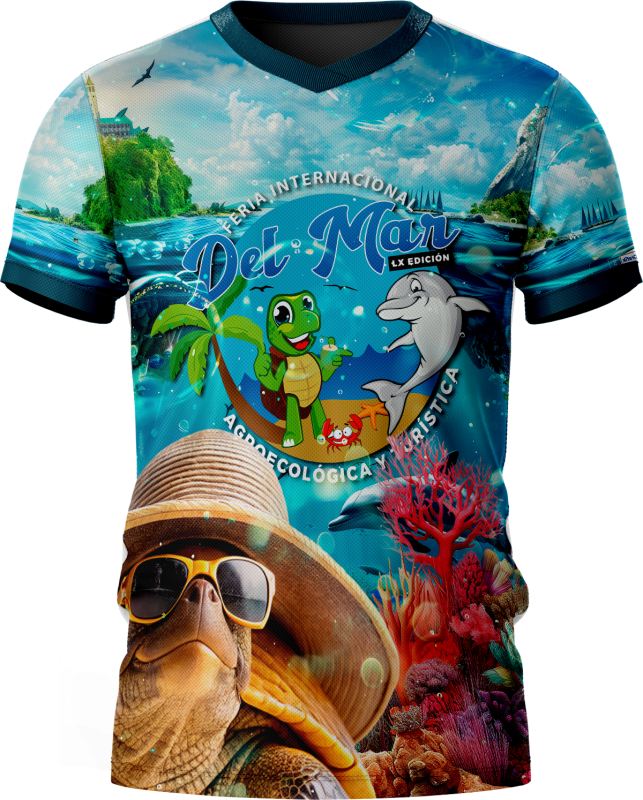 CAMISETA EDICIÓN LIMITADA FERIA INTERNACIONAL DEL MAR BOCAS - Vista frontal